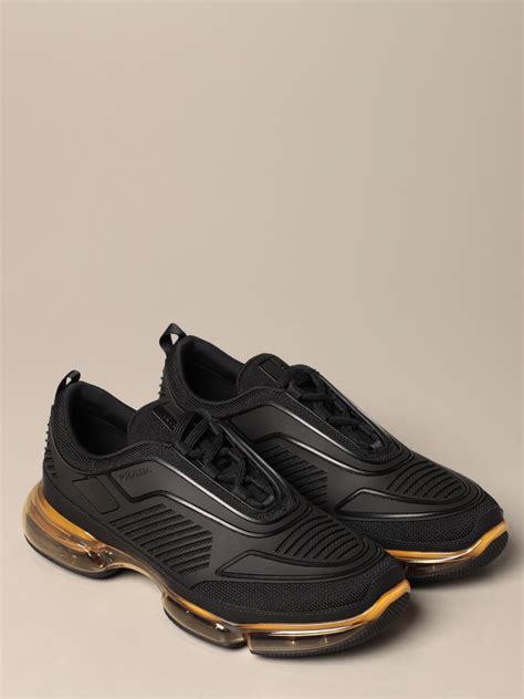 prada fabric running shoes